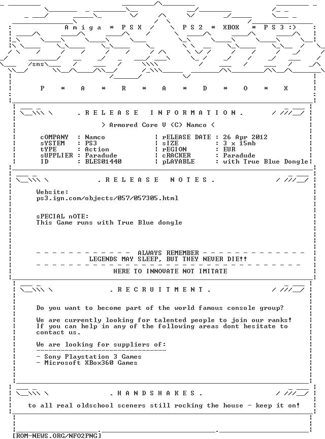 Armored_Core_V_EUR_EBOOT_PATCH_TB_PS3-PARADOX