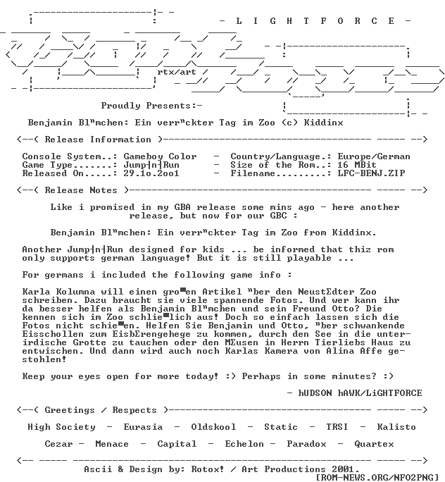Benjamin_Bluemchen-Ein_verrueckter_Tag_im_Zoo_GBC_GERMAN-LIGHTFORCE