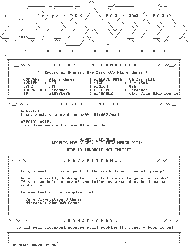 Record_of_Agarest_War_Zero_EBOOT_PATCH_TB_PS3-PARADOX