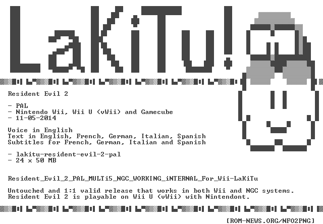 Resident_Evil_2_PAL_MULTi5_NGC_WORKING_iNTERNAL_For_Wii-LaKiTu