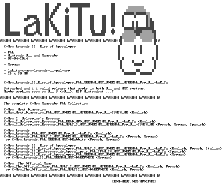 X-Men_Legends_II_Rise_of_Apocalypse_PAL_GERMAN_NGC_WORKING_iNTERNAL_For_Wii-LaKiTu